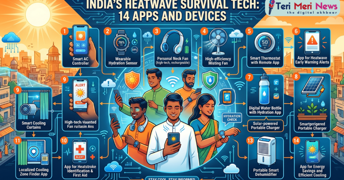 India’s Heatwave Survival Tech: 14 Apps and Devices