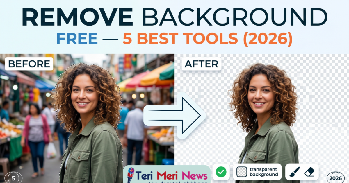 How to Remove Background from Photos Free — 5 Best Tools (2026)