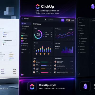 Notion vs ClickUp vs Obsidian — Which Productivity App Wins in 2026?