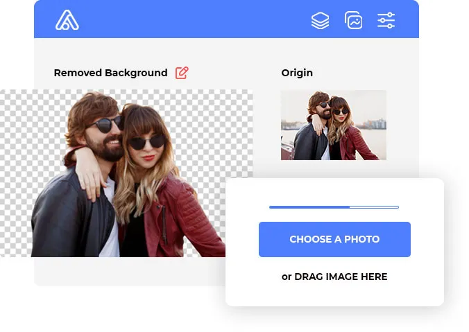 Mobile phone showing Pixelcut app interface with product photo background removed