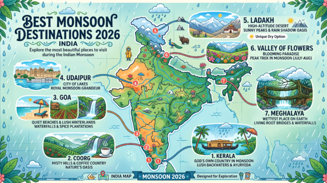 Best Monsoon Destinations 2026