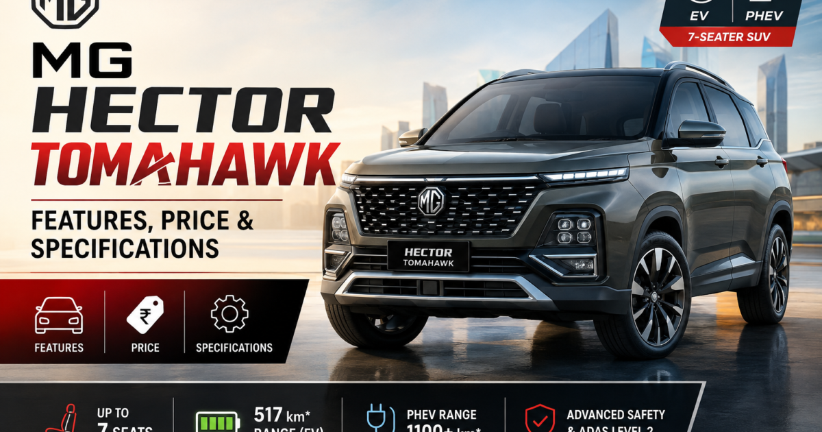 MG Hector Tomahawk: Features, Price & Specifications