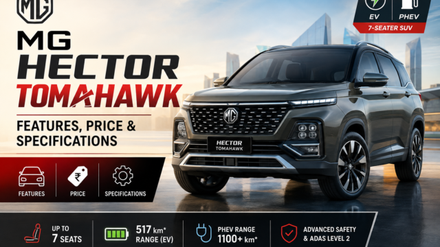 MG Hector Tomahawk: Features, Price & Specifications