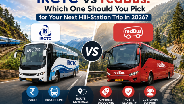 IRCTC vs redBus: Which One Should You Pick for Your Next Hill-Station Trip in 2026?
