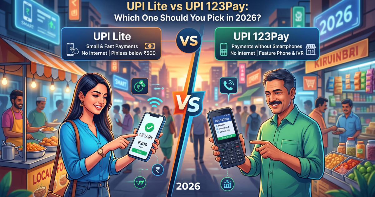 UPI Lite vs UPI 123Pay: Which One Should You Pick in 2026?