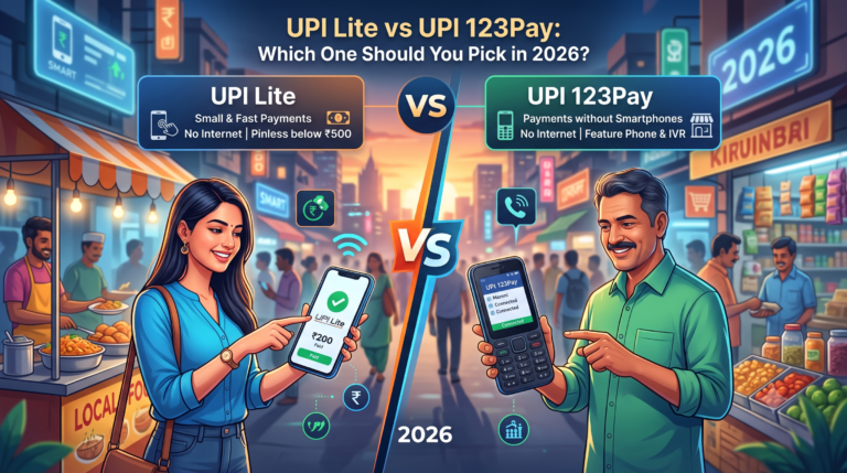UPI Lite vs UPI 123Pay