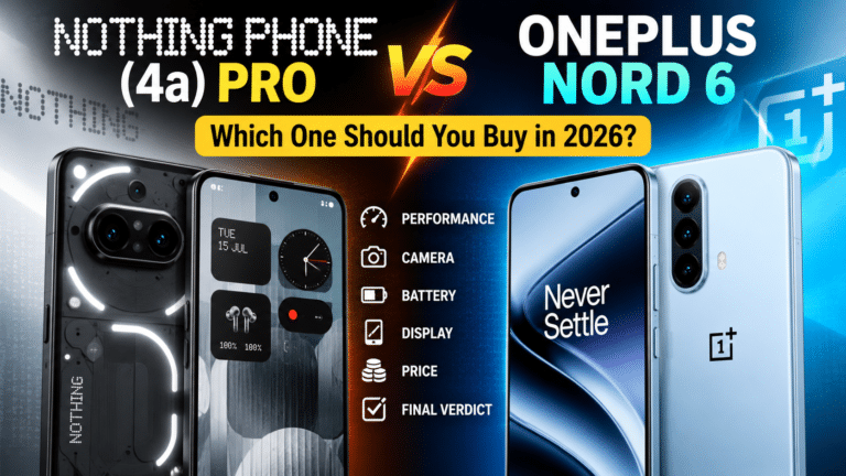 Nothing Phone 4a Pro vs OnePlus Nord 6